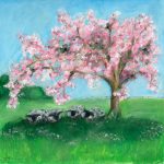 SOLD • A Welcome Shade painting by Yorkshire Landscape artist Janine Jacques