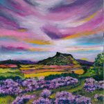 North Yorkshire Moors Painting by Yorkshire landscape artist Janine Jacques
