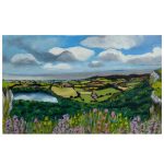 Lake View At Sutton Bank painting by Yorkshire Landscape artist Janine Jacques