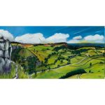 Available • Malham Cove Painting, Yorkshire art by Yorkshire Landscape artist Janine Jacques